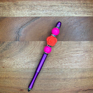 Neon Pink and Rose Pen