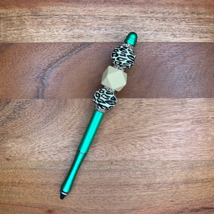 Green Leopard Pen